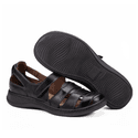 Sapatilha Feminina em couro Preto 4011 Jota Flex