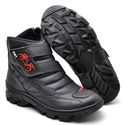 Coturno Bota De Motoqueiro Semipermeável Resistente Unissex de Couro Casual Confortável