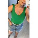BLUSA FRUFRU VERDE