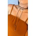 CHOCKER CAMURÇA MARROM