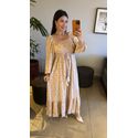 VESTIDO STELLA - NUDE FLORAL