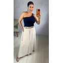 BLUSA REGATA CHARLOTE METAL - AZUL MARINHO