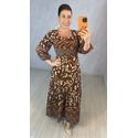 VESTIDO LUCIANA MARROM