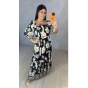 VESTIDO JANINE PRETO E BRANCO