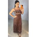 VESTIDO GABI MARROM