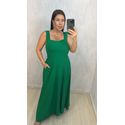 VESTIDO SOFIA - VERDE LISO