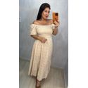 VESTIDO STELLA - MANGAS CURTAS - OFF