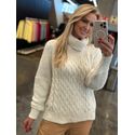 Blusa Biamar Gola Alta Off White 2006