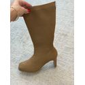 Bota De Tricô Caramelo 1406