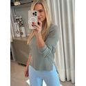 Blusa Biamar Mullet Com Gola Redonda Cinza 1406