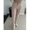 Calça Abenção De Moletom Com Cordão Bege