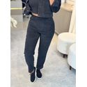 Calça Biamar De Cotele Com Bolso Preto