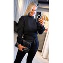 Blusa Abenção Com Detalhe Vazado Preto