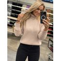 Blusa Biamar Com Gola Alta Rosa 1905