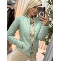 Jaqueta Biamar De Nylon Com Manga De Cava Posta |Verde Menta