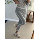Calça de moletom Biamar Detalhe Lateral Cinza Claro