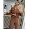 Jaqueta Biamar Com Botões e Bolsos Moucha Mousse 1607