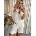 Blusa Ambicione Com Detalhes De Botões Nas Costas Off 2808