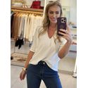 Blusa Ambicione Manga Curta Off White 0310