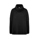 Blusa Biamar De Fio Pluma Com Gola Boba Preto