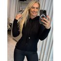 Blusa Biamar Com Capuz Preto