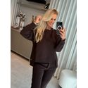 Blusa Biamar De Moletom Marrom 