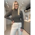Blusa Biamar Com Manga Rendada Verde
