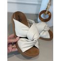 Birken Hygme Trançada De Couro Vegetal Off White 