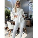 Capa Com Bolso Canguru Off White 