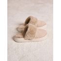 Pantufa Biamar Com Pele Bege