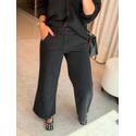 Calça Biamar De Sarja Reta Preto