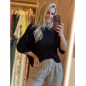 Blusa Ambicione Em Modal Preto 2709