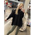 Blusa Biamar Alongada Ampla Preta