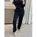 Calça Nori Com Elástico Na Cintura Marinho 2207 