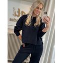 Blusa Nori Com Capuz Marinho 2207 