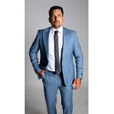Costume Azul Eclesiástico Slim em Poliviscose - Coleção Eleganc King Ternos
