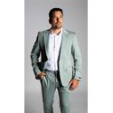 Costume Verde Claro Slim em Poliviscose - Coleção Eleganc King Ternos