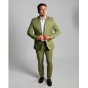 Terno Verde Slim em Poliviscose - Coleção Tropical King Ternos