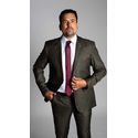 Costume Verde Musgo Slim em Poliviscose - Coleção Tropical Premium King Ternos