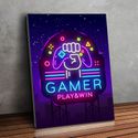 Placa MDF Decorativo Tema GAME