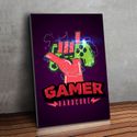 Placa MDF Decorativo Tema GAME