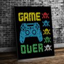Placa MDF Decorativo Tema GAME