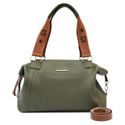 Bolsa Feminina KS Berlim de Ombro Alça Transversal Grande Espaçosa Lançamento Verde