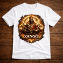Camiseta Xangô — Justiça, Força e Equilíbrio