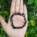Pulseira de cascalho Pedra Hematita - Proteção e Cura