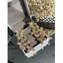 Brinco Flores Dourado
