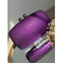 Clutch Cristais Fecho Ultra Violeta