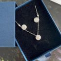 Conjunto Brinco e Colar Redondo Prata 925