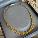 Colar Riviera Luxo Fancy Yellow