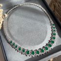 Colar Luxo Verde Esmeralda